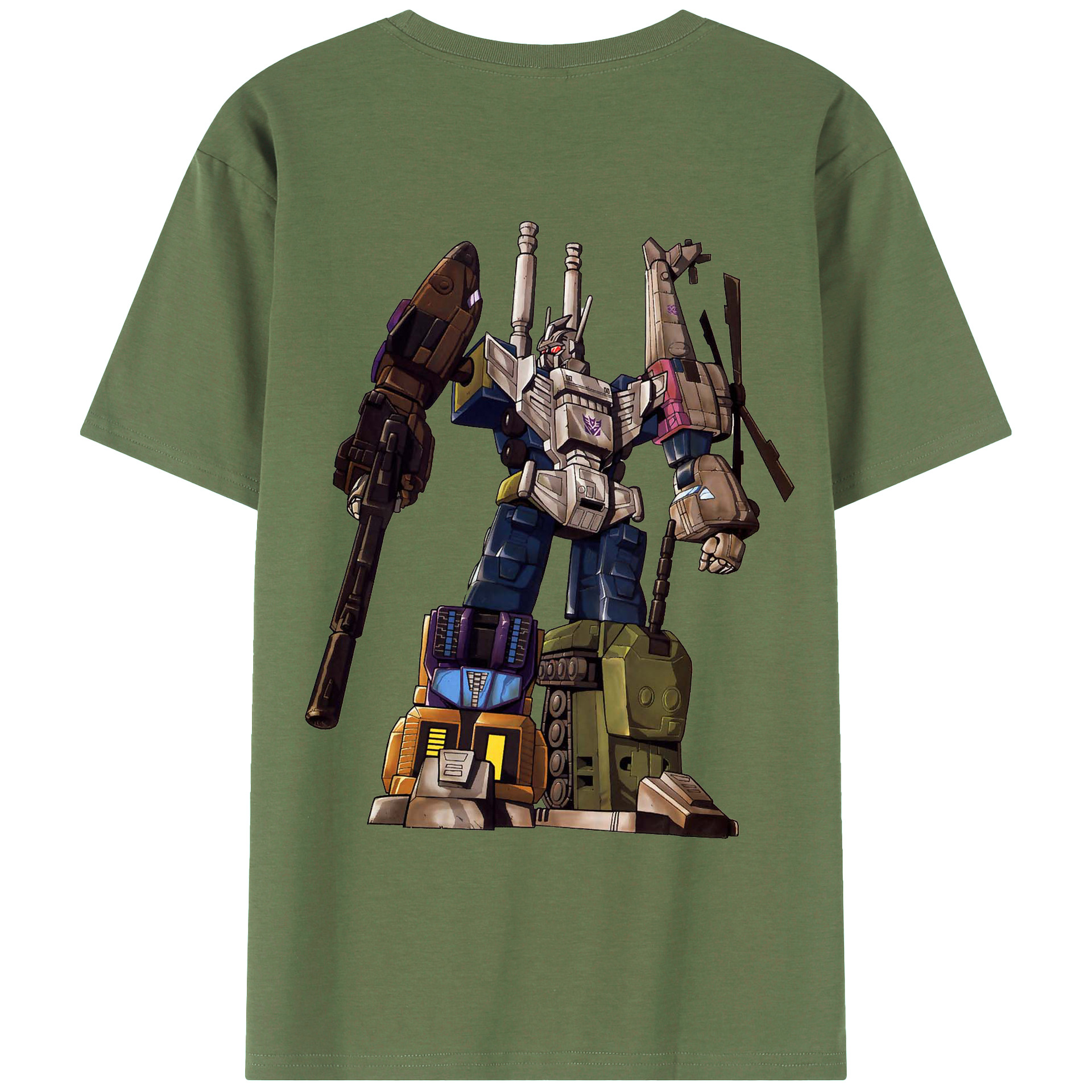 （画像用）  綿100％ メンズ半袖Tシャツ（バックプリント） 通気性